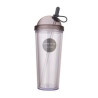 Plastic Cups Tumbler With Straw And Lid