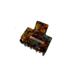 Plastic Small square acetate hair clip