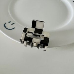 Plastic Small square acetate hair clip