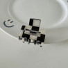 Plastic Small square acetate hair clip
