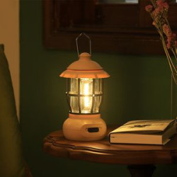 Vintage Camping Lantern Rechargeable