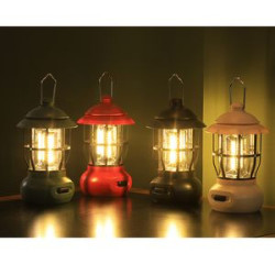 Vintage Camping Lantern Rechargeable