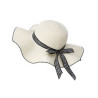 Women's bow straw sun hat
