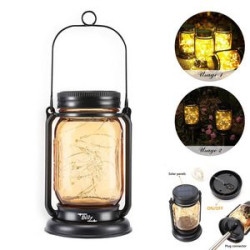 Mason Jar Decor Mobile Outdoor Solar Lanterns