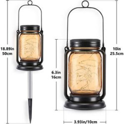 Mason Jar Decor Mobile Outdoor Solar Lanterns