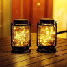 Mason Jar Decor Mobile Outdoor Solar Lanterns