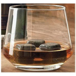 Pure Soft Stone Reusable Rocks for Whiskey Set
