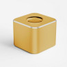 Aluminum Alloy Square Small Pen Holder