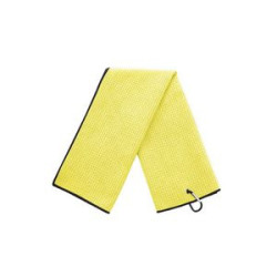 Premium Microfiber Fabric Golf Towel With Carabiner Clip