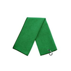 Premium Microfiber Fabric Golf Towel With Carabiner Clip