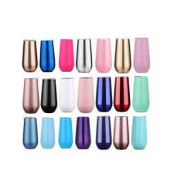 Stemless Champagne Flutes Double-insulated Tumbler