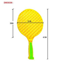 Tennis Racket Set With Sponge Ball & Bounce Shuttlecock Kit