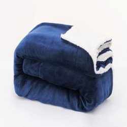 Sherpa Fleece Throw Blanket