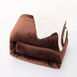 Sherpa Fleece Throw Blanket