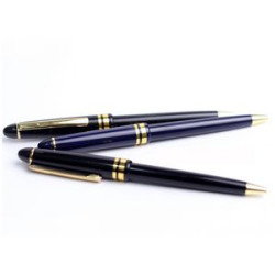 Light Polished Resin Refillable Ballpoint Pen