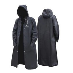 Durable Fashion-Forward Waterproof Hooded Raincoat