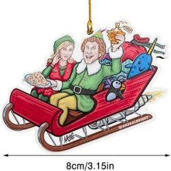 Cute Christmas Tree Hanging Decorations Ornaments Set
