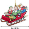 Cute Christmas Tree Hanging Decorations Ornaments Set
