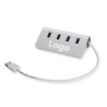 4 in 1 USB Hub Dual Adapter Charging Cable