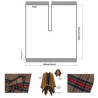 Fashionable Striped Shawl with Luxurious Tassels