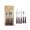 Painting Palette Spatula with Wood Handle