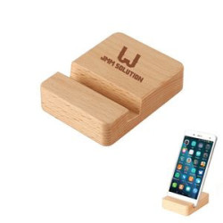 Wood Block Phone Stand