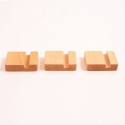 Wood Block Phone Stand