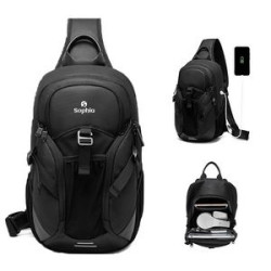 Crossbody Shoulder Daypack Bag for Men