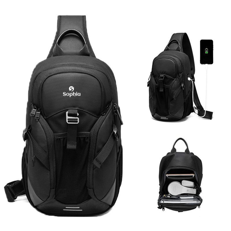 Crossbody Shoulder Daypack Bag for Men