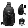 Crossbody Shoulder Daypack Bag for Men