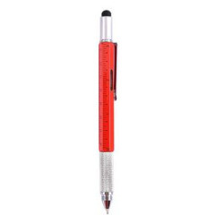 Multifunction 6 in 1 Tool with Ballpoint Pen