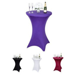 Contour Stretch Round Table Cover (23.6"x43.3")