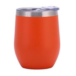 12Oz Double-Layer Stainless Steel Eggshell Wine Cup