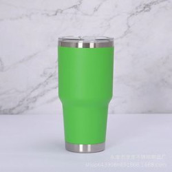 30Oz Stainless Steel Tumbler Insulated Cup With Lid & Straw