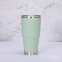 30Oz Stainless Steel Tumbler Insulated Cup With Lid & Straw