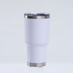 30Oz Stainless Steel Tumbler Insulated Cup With Lid & Straw