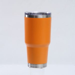 30Oz Stainless Steel Tumbler Insulated Cup With Lid & Straw