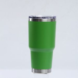 30Oz Stainless Steel Tumbler Insulated Cup With Lid & Straw