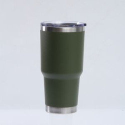 30Oz Stainless Steel Tumbler Insulated Cup With Lid & Straw