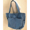 Denim Men'S And Women'S Canvas Large Tote Bag