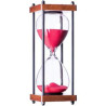 Large Decorative Wooden Hourglass Timer 60 Minute