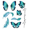 Glitter Temporary Tattoo 10Pcs