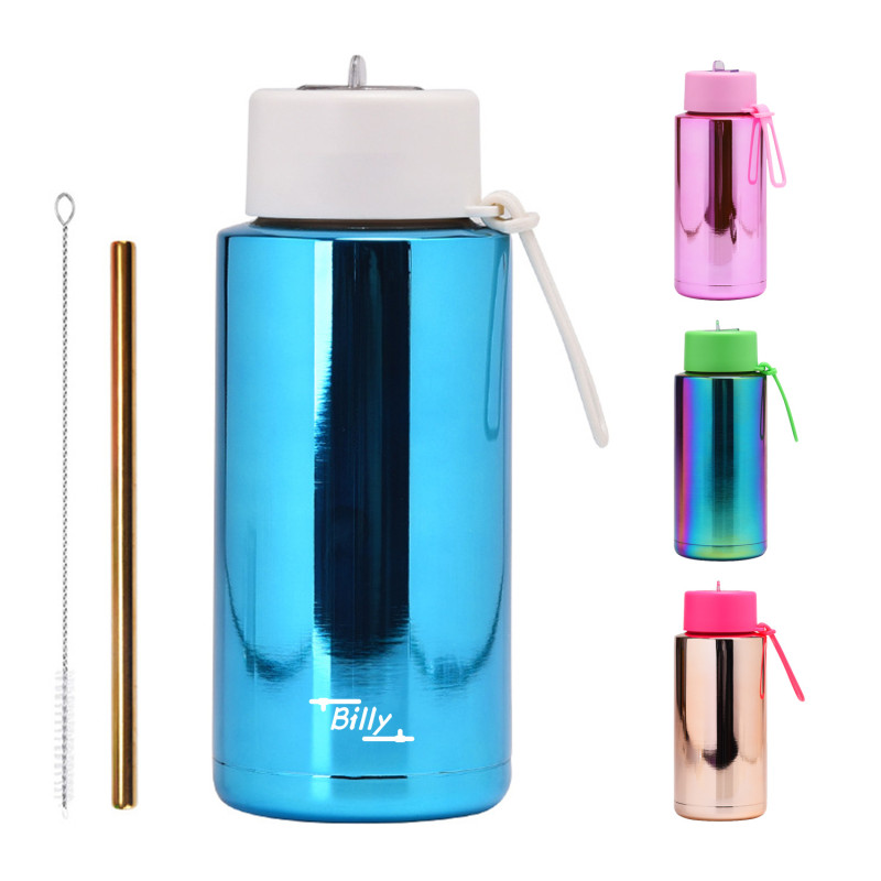 35oz Metal Sport Stainless Steel Water Bottles