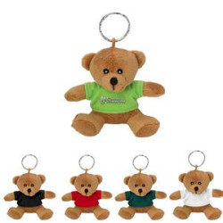 Animal doll pendant cute dress bear keychain