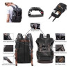 Vintage PU Leather Backpack for Men