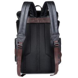 Vintage PU Leather Backpack for Men