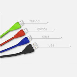 4 in 1 USB Fast Charging Cable With Carabiner