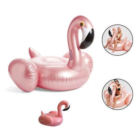 Inflatable Flamingo Pool Float Summer Beach Lounge Raft