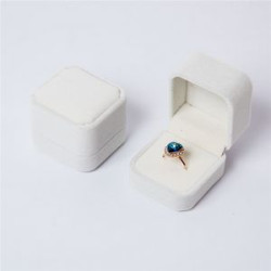Velvet Ring Gift Boxes Jewelry Display