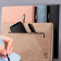 Business Journal with Zipper Closure Notebook